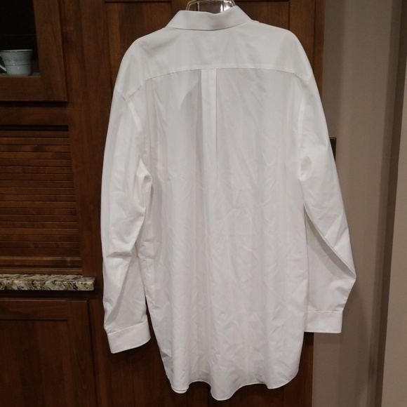 Men's white dress shirt long sleeve - Picture 3 of 3